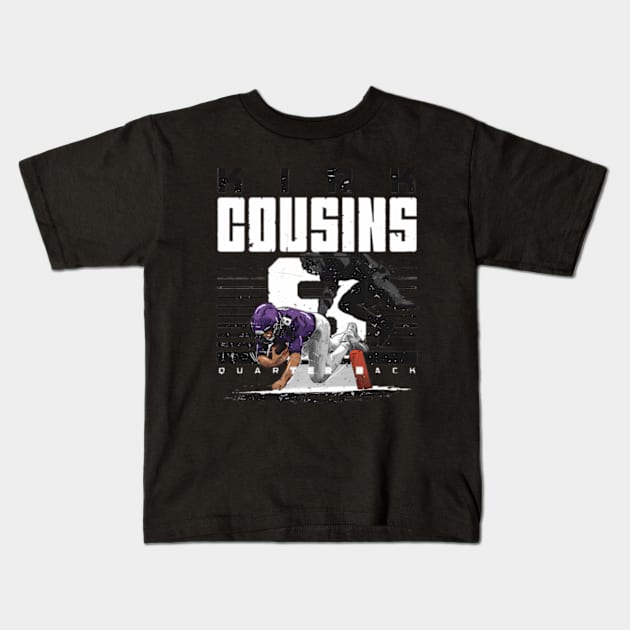 Kirk Cousins Minnesota Dive Td Kids T-Shirt by caravalo